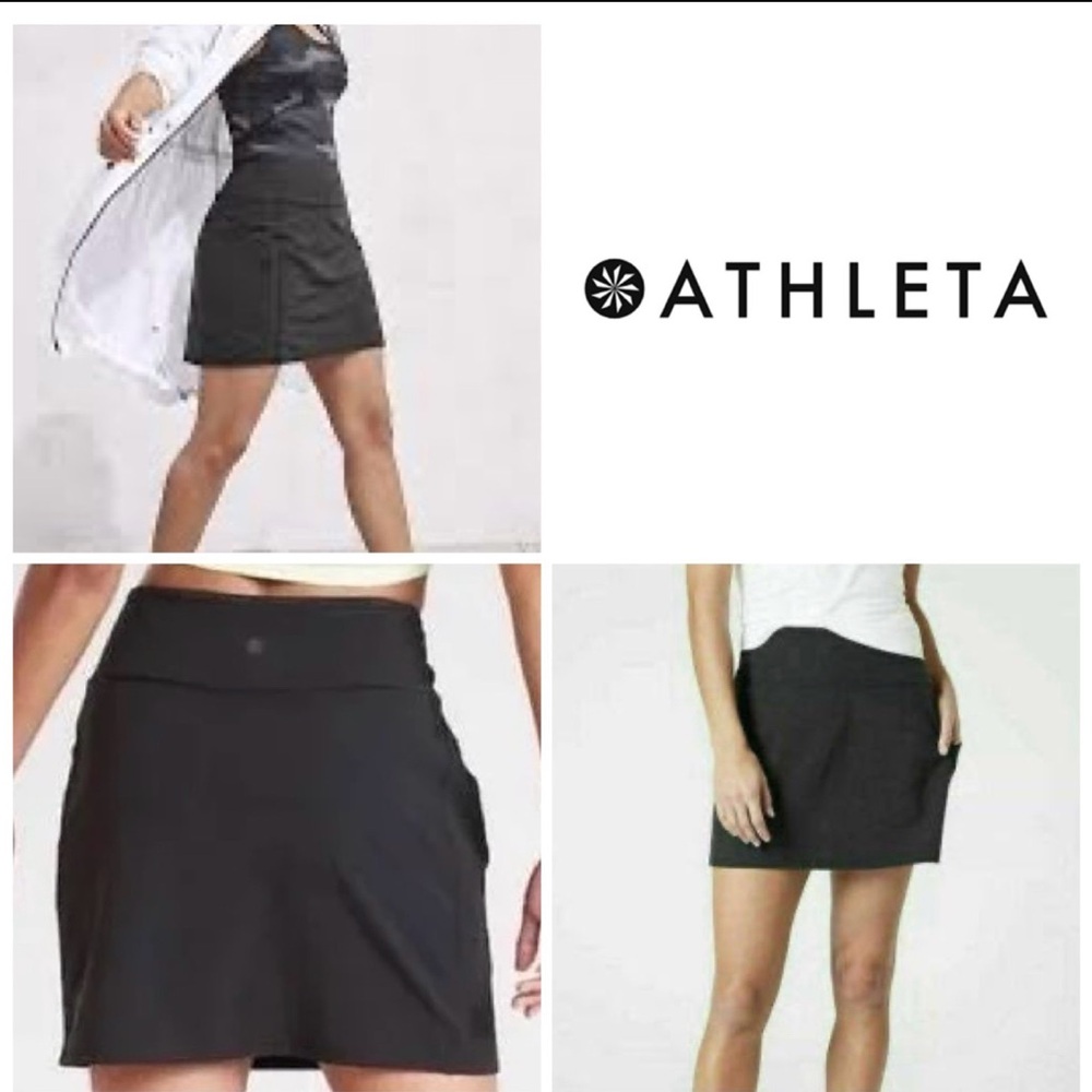 Athleta Women's Charcoal Mini Skort